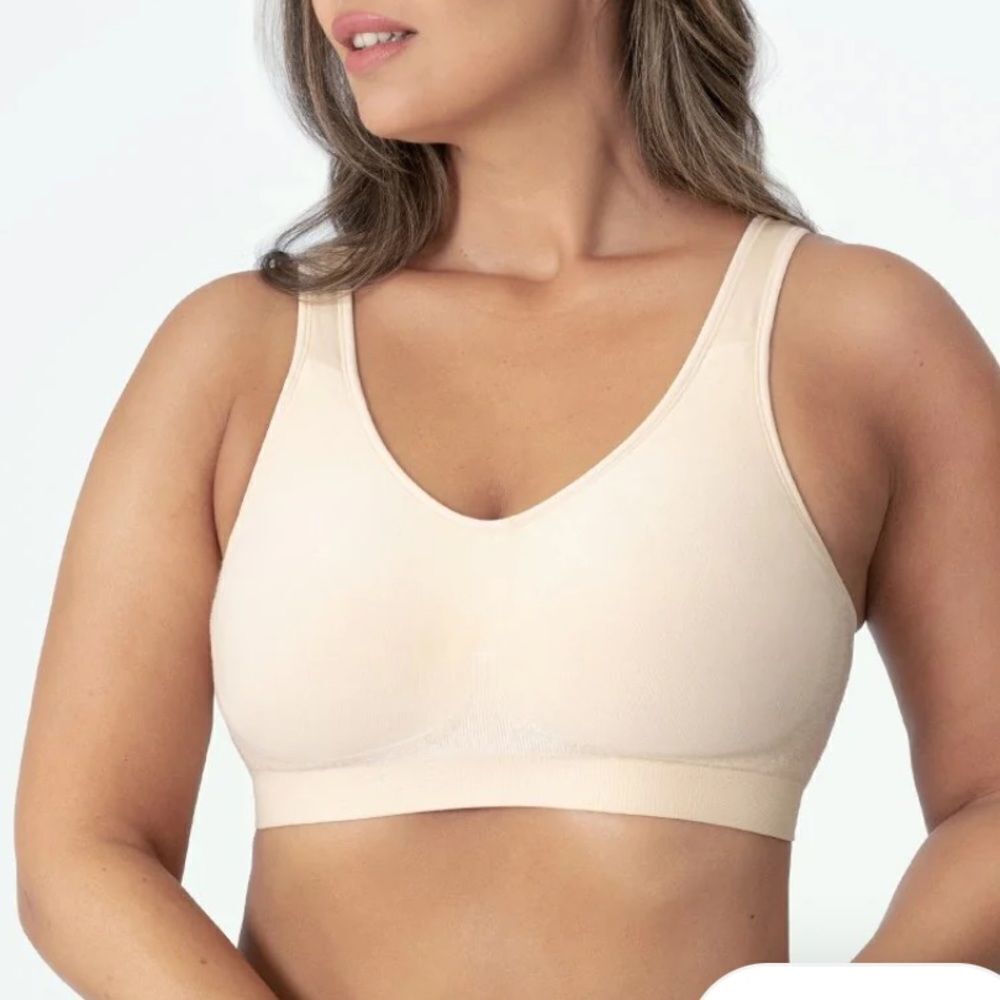Truekind® Daily Comfort Wirefree Shaper Bra Nwt in packaging beige‎
